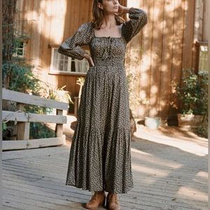 Christy Dawn The Jennica Dress in Noir Harvest